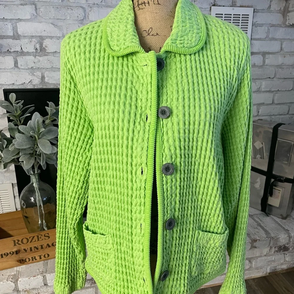 Mod A Doc Lime Green Jacket, summer and spring fashion - Picture 2 of 10